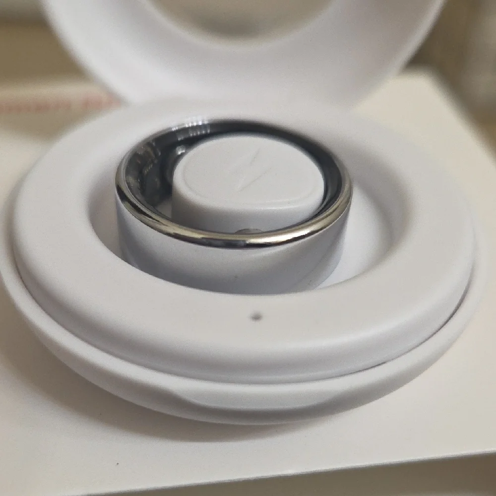 Silver Smart Ring Size 8